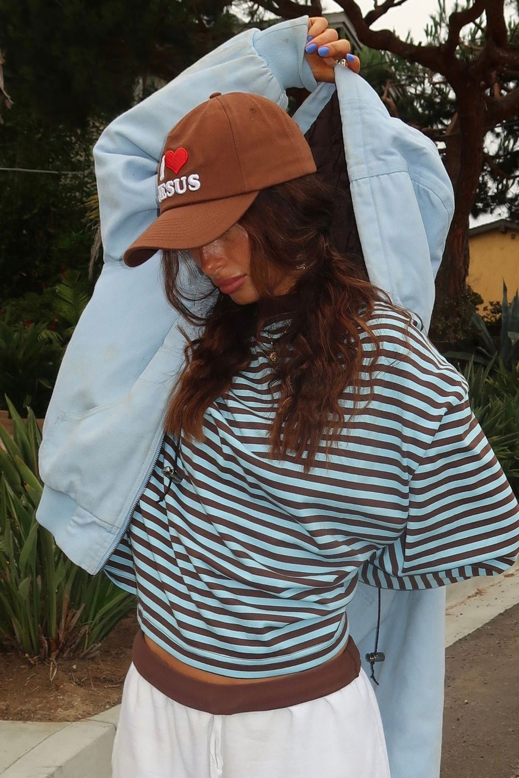 Vivien Striped Oversized Knit Sweater - Women's Cozy Knitwear - Image 2