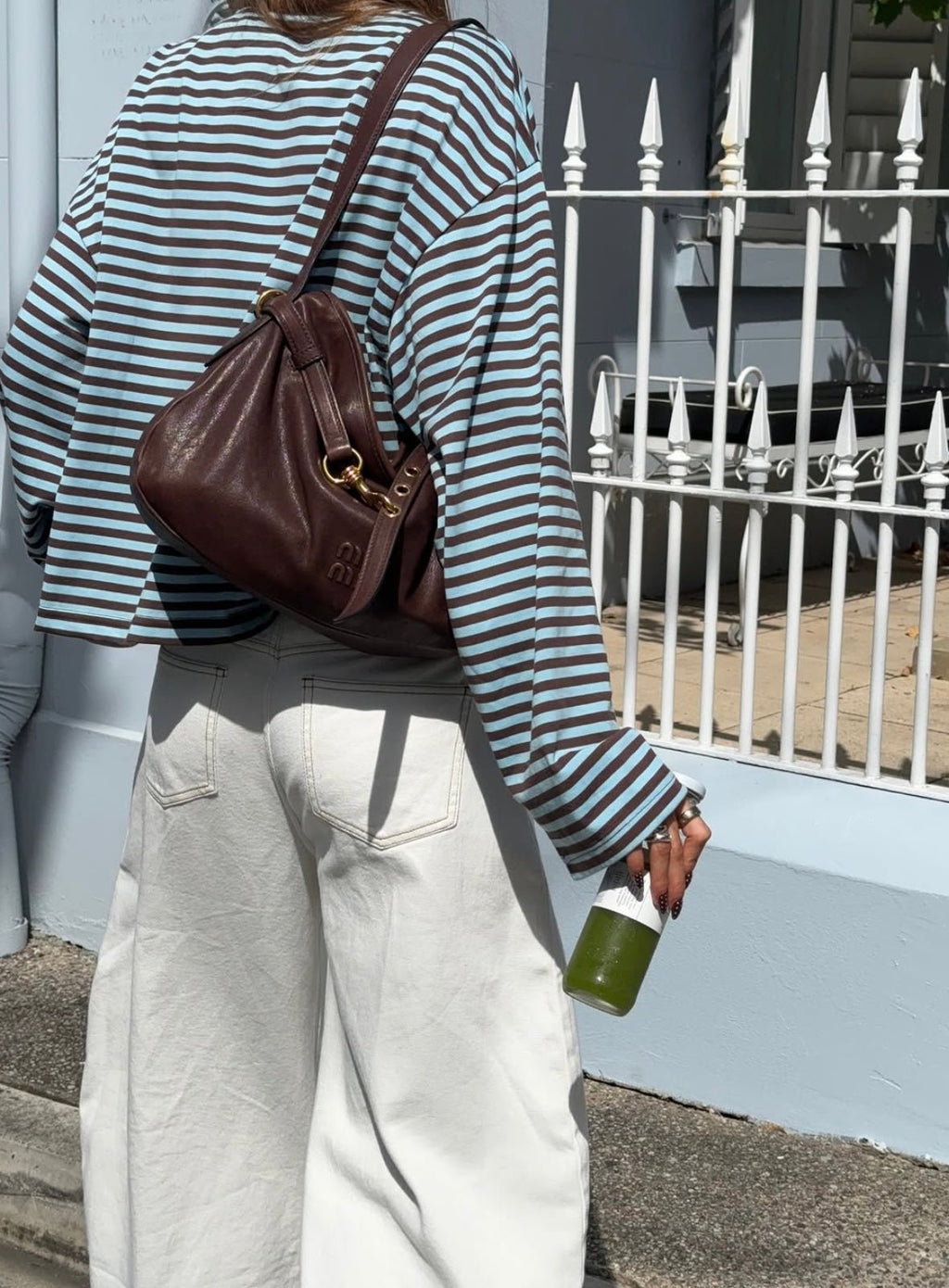 Vivien Striped Oversized Knit Sweater - Women's Cozy Knitwear - Image 5