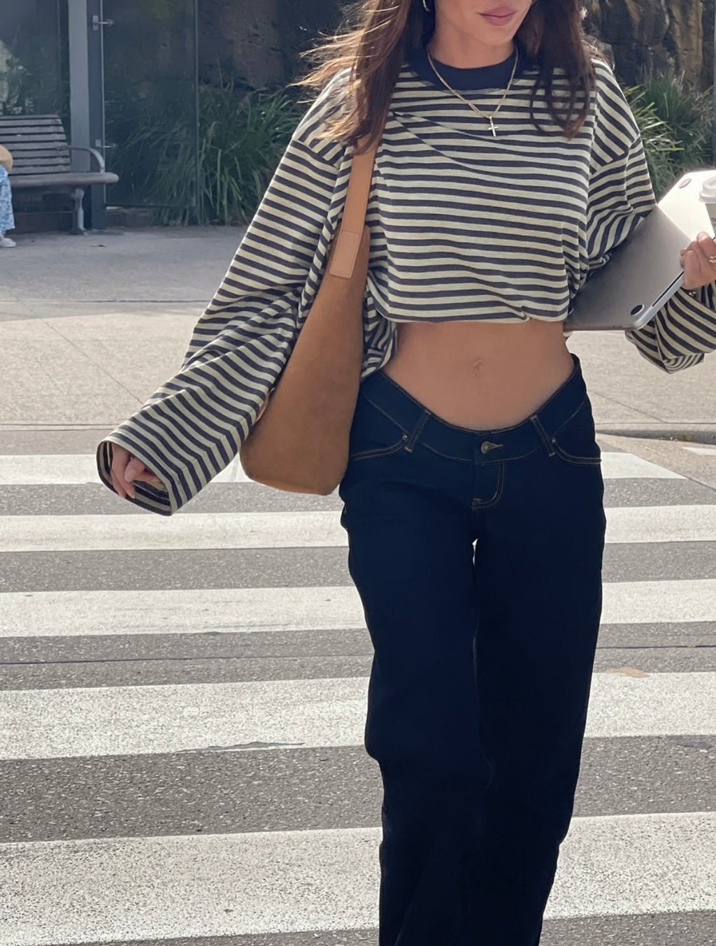 Vivien Striped Oversized Knit Sweater - Women's Cozy Knitwear - Image 18
