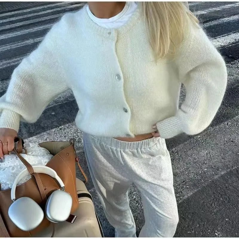 Hazel Soft Knit Cardigan - Women's Cozy Knitwear - Image 9