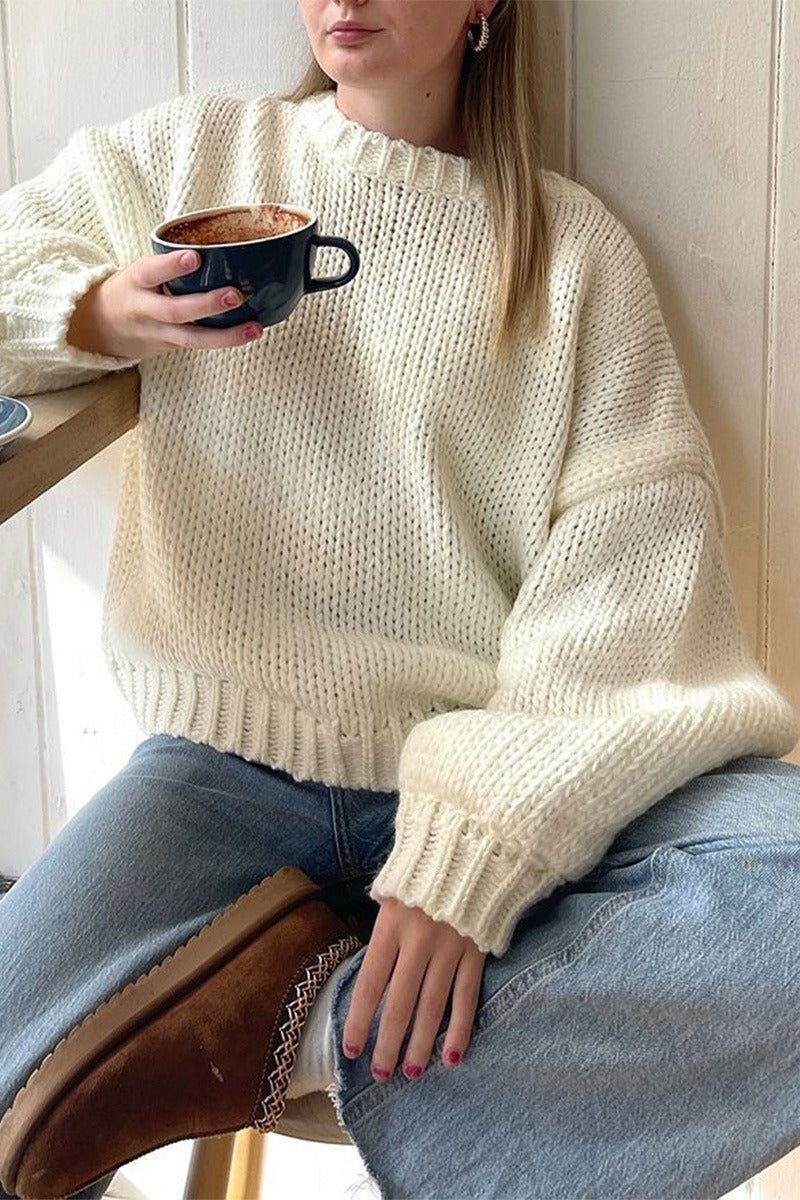 Janella Loose Knit Sweater - Women's Cozy Knitwear - Image 4