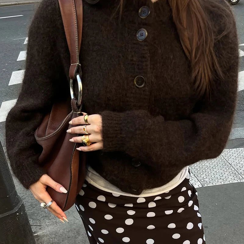 Lucy Knit Cardigan - Women's Cozy Knitwear