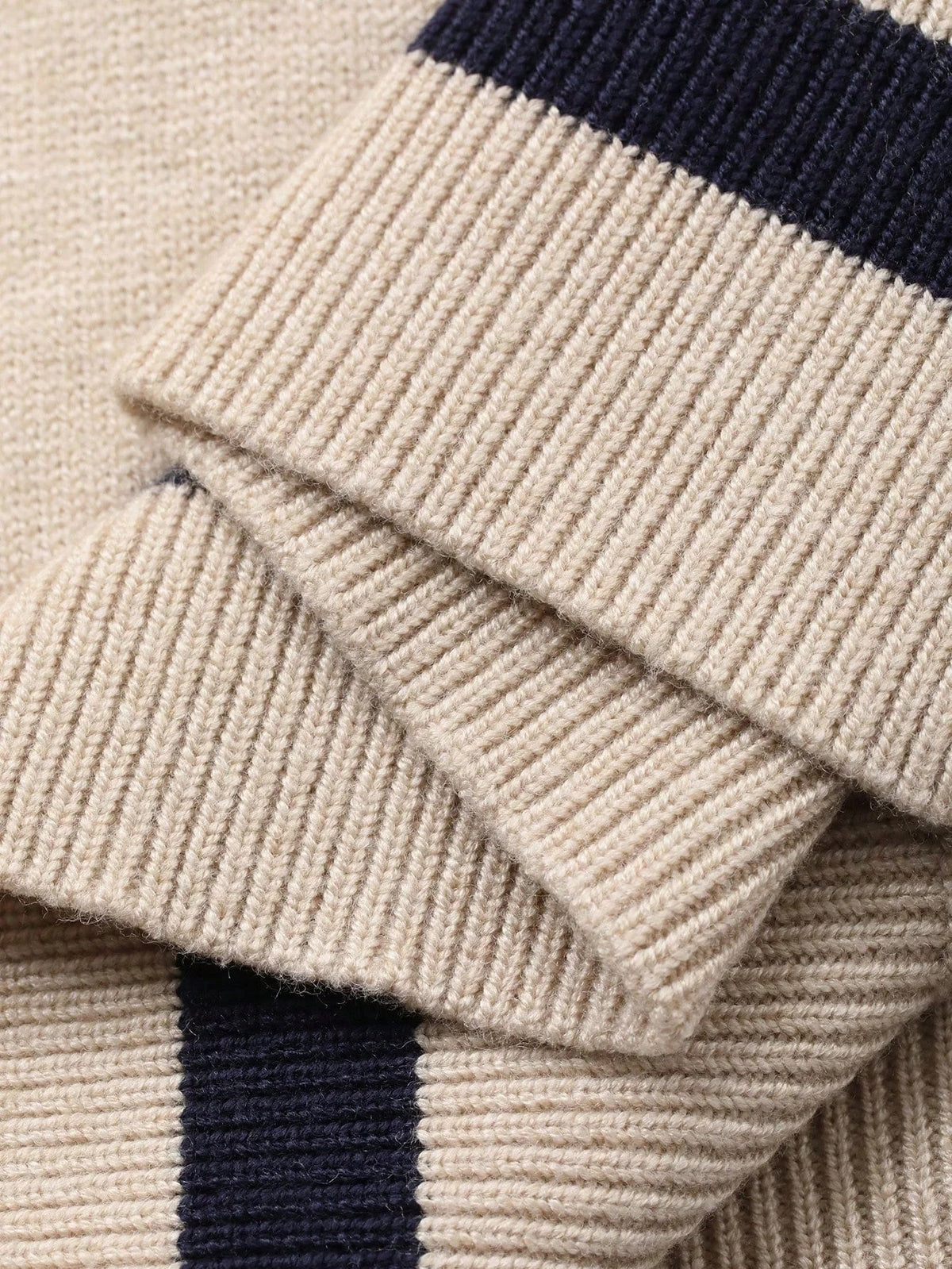 Paris Color Block Knit Polo Top - Women's Everyday Fashion Top - Image 6