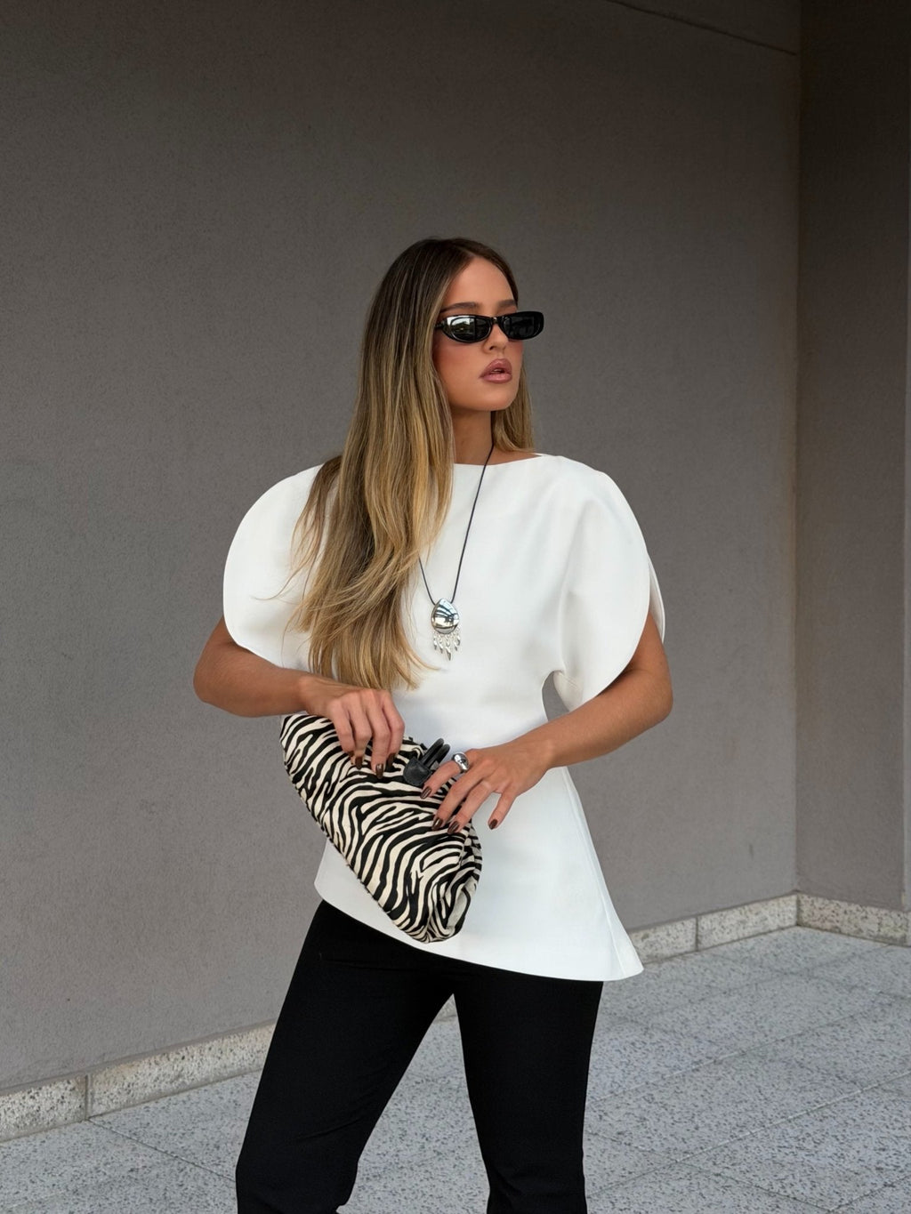 Sienna Tricot Balloon Sleeve Top - Women's Everyday Fashion Top - Image 6