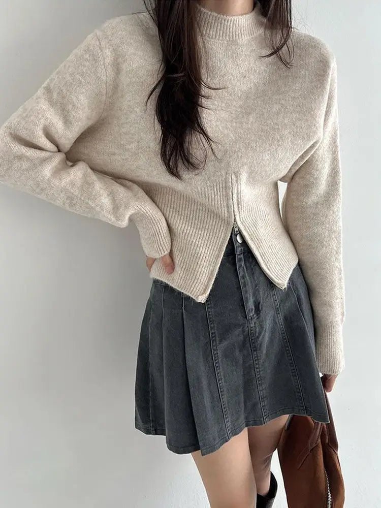Adahlia Slim Waist Pullover - Women's Everyday Fashion Top - Image 5
