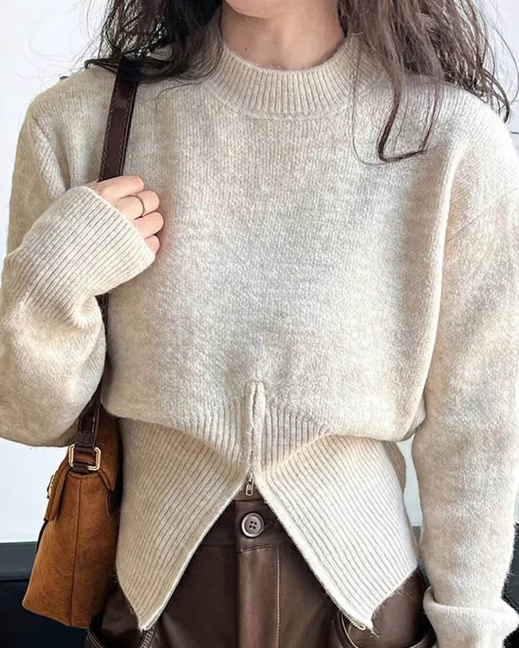 Adahlia Slim Waist Pullover - Women's Everyday Fashion Top