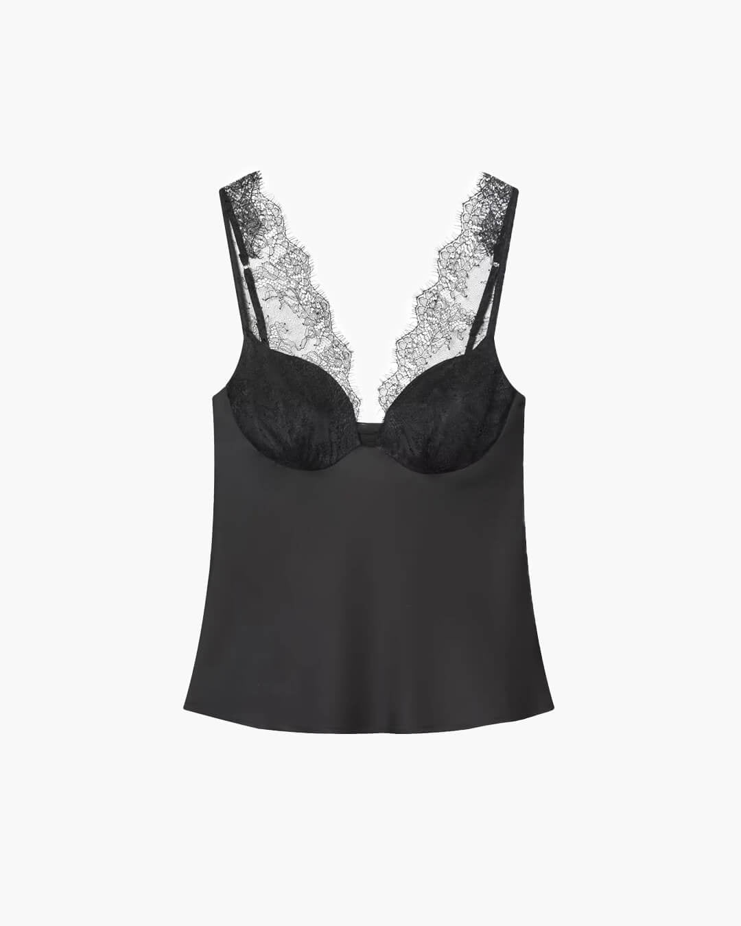 Amaris Lace V-Neck Sleeveless Top - Women's Everyday Fashion Top