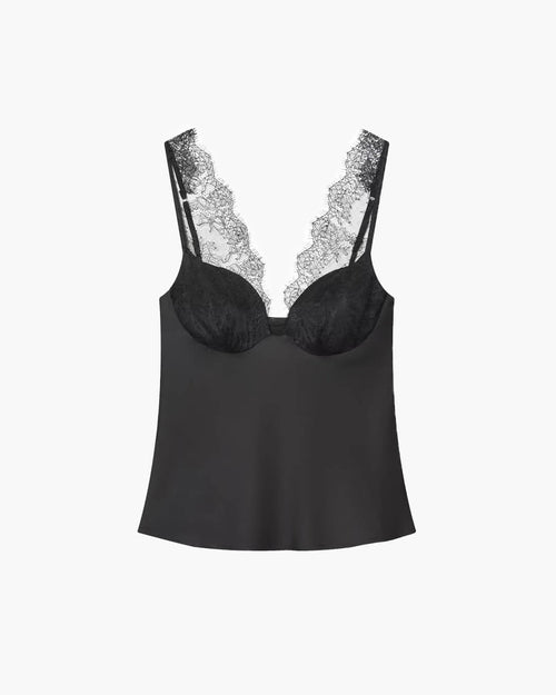Amaris Lace V-Neck Sleeveless Top - Women's Everyday Fashion Top