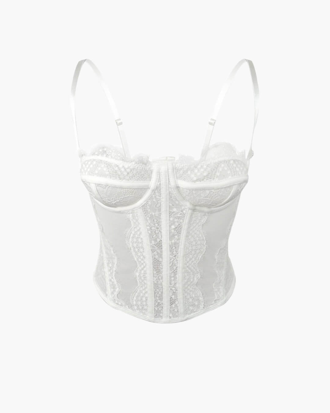 Antonia Strap Lace Corset Top - Women's Everyday Fashion Top - Image 4