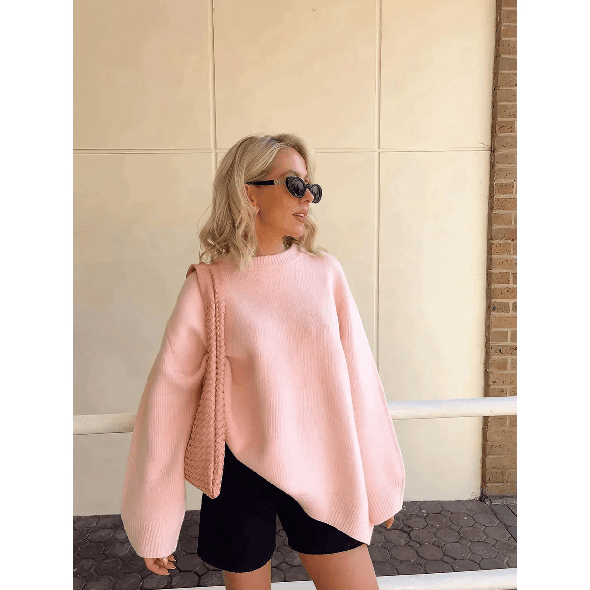 Aria Knitted Sweater - Women's Everyday Fashion Top - Image 2