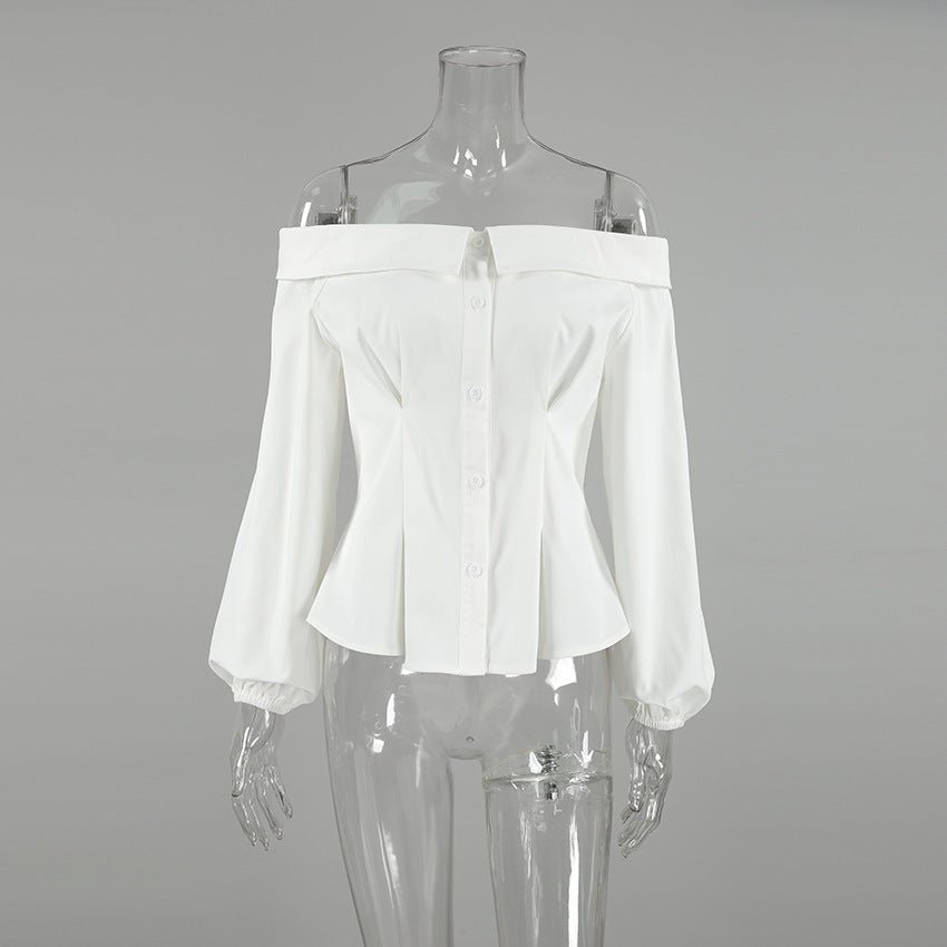 Catherine Off Shoulder Top - Women's Everyday Fashion Top - Image 8