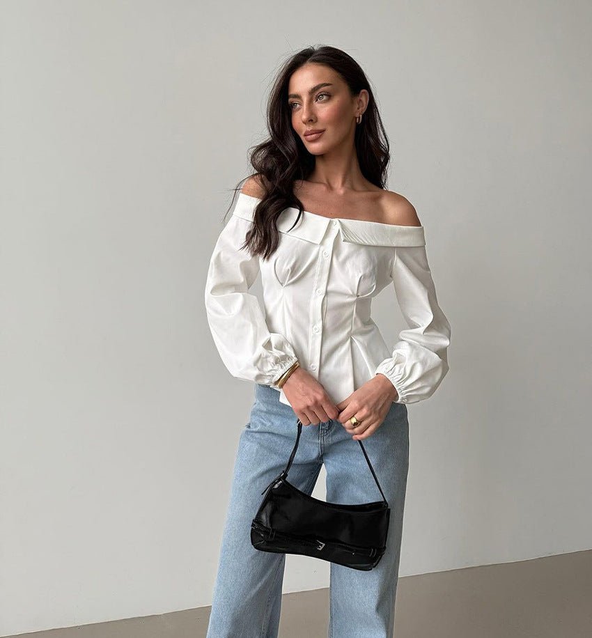 Catherine Off Shoulder Top - Women's Everyday Fashion Top