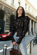 Claire Elegant Lace Blouse - Women's Everyday Fashion Top - Image 2