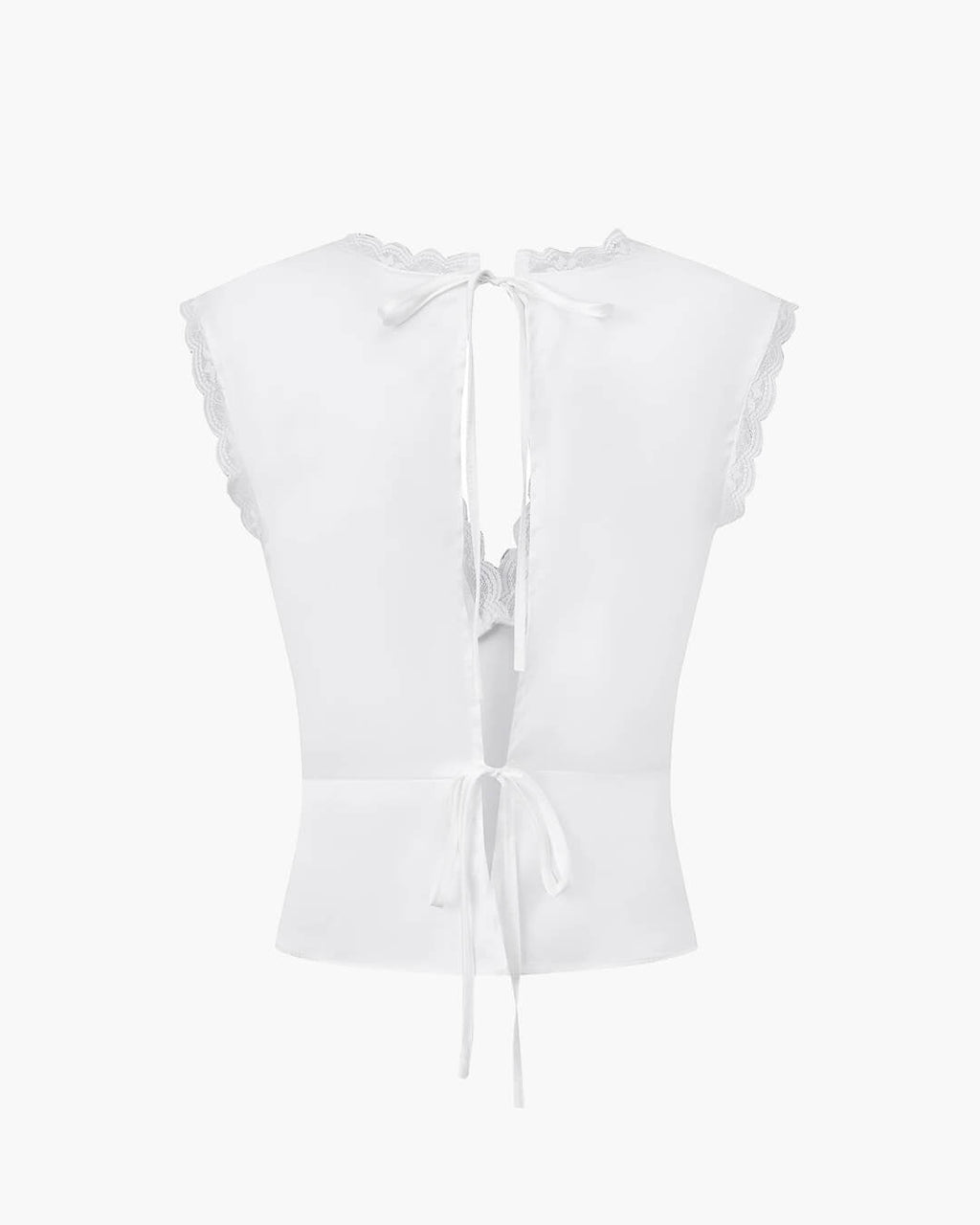 Francesca Deep Neck Satin Top - Women's Everyday Fashion Top - Image 5