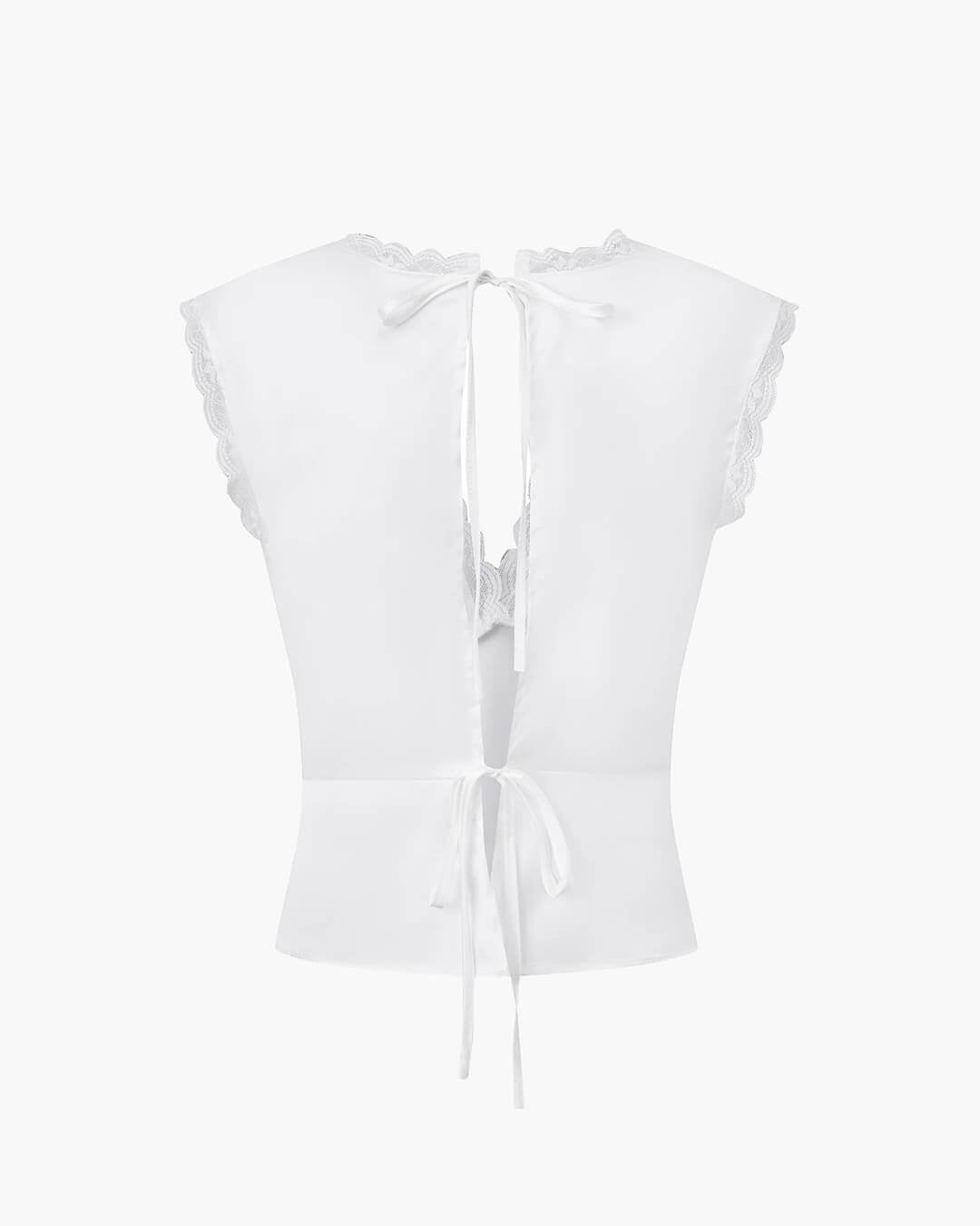 Francesca Deep Neck Satin Top - Women's Everyday Fashion Top - Image 5