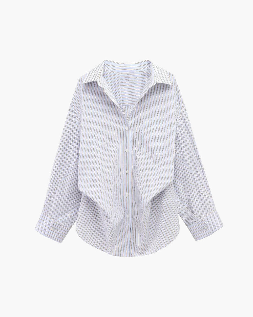 Kathy Bat Sleeve Striped Shirts - Women's Everyday Fashion Top - Image 6