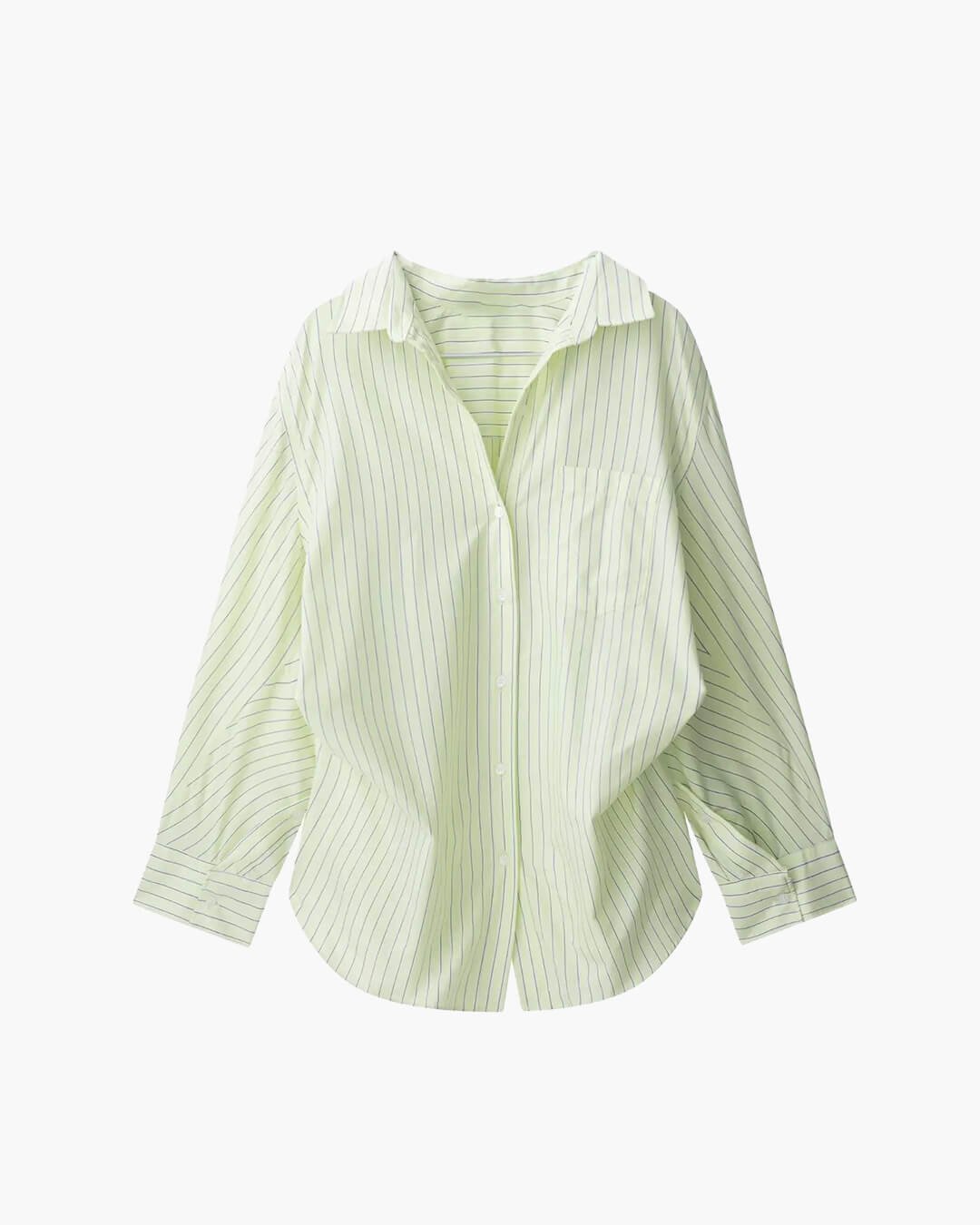 Kathy Bat Sleeve Striped Shirts - Women's Everyday Fashion Top - Image 9