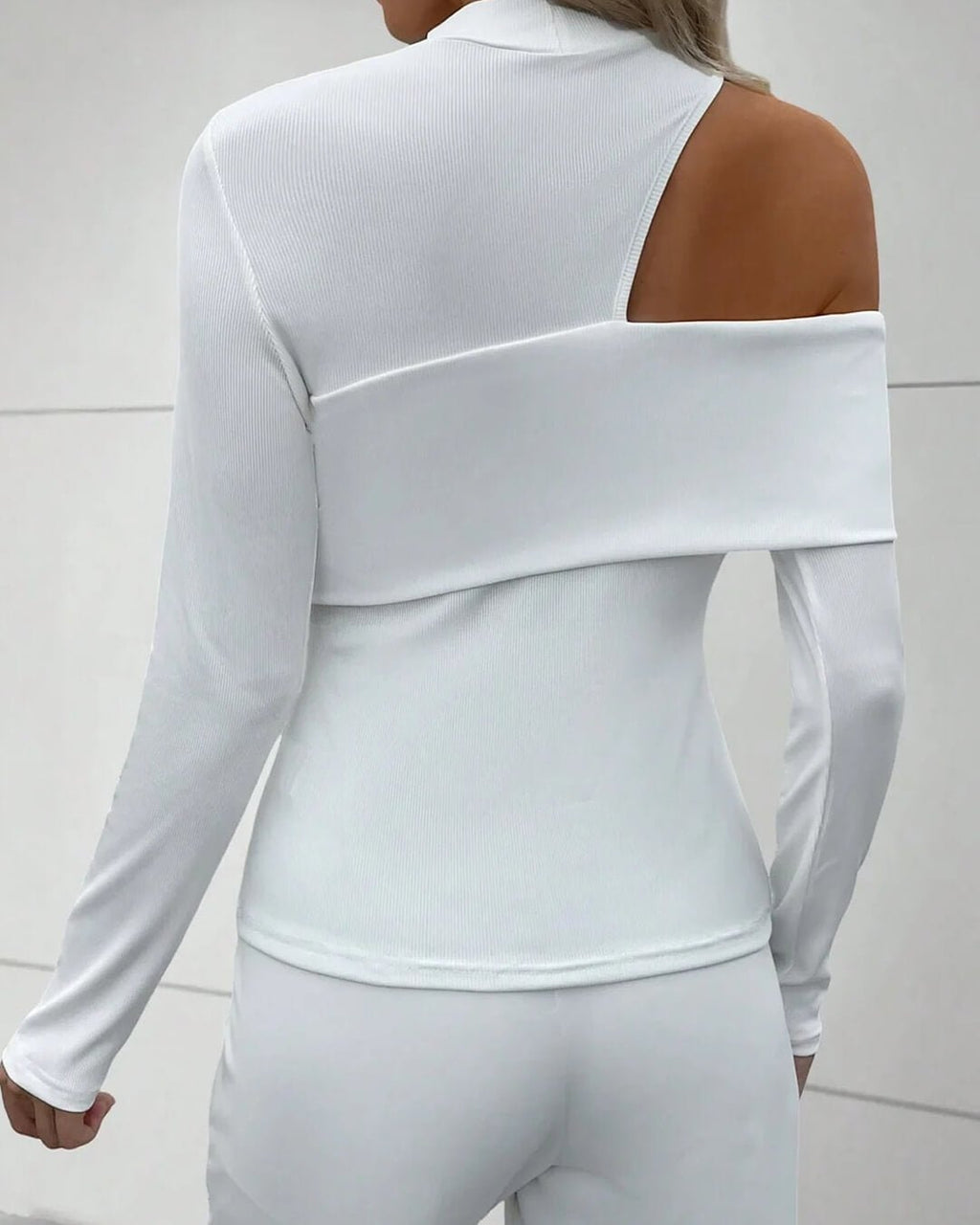 Hazel Cutout Shoulder Knitted Top - Women's Everyday Fashion Top - Image 6