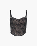 Iza Lace Corset Camisole Top - Women's Everyday Fashion Top