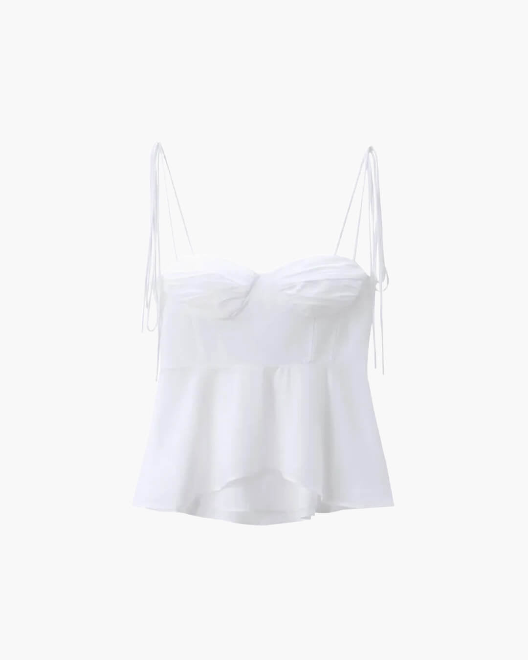 Jada Peplum Corset Cami Top - Women's Everyday Fashion Top