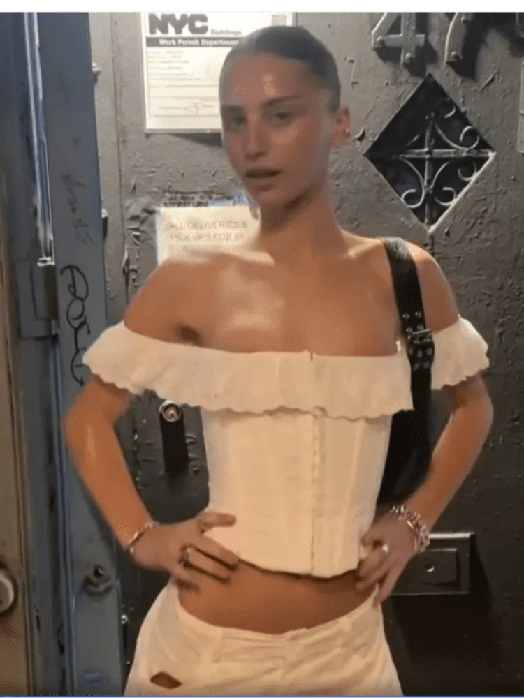 Jamie Ruffled Corset Top - Women's Everyday Fashion Top - Image 5