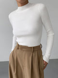 Jessa Rib Knit Long Sleeve Shirt - Women's Everyday Fashion Top