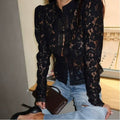 Katalina Puff Sleeve Lace Blouse - Women's Everyday Fashion Top