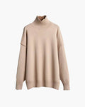 Katie Turtleneck Knit Sweater - Women's Everyday Fashion Top - Image 2