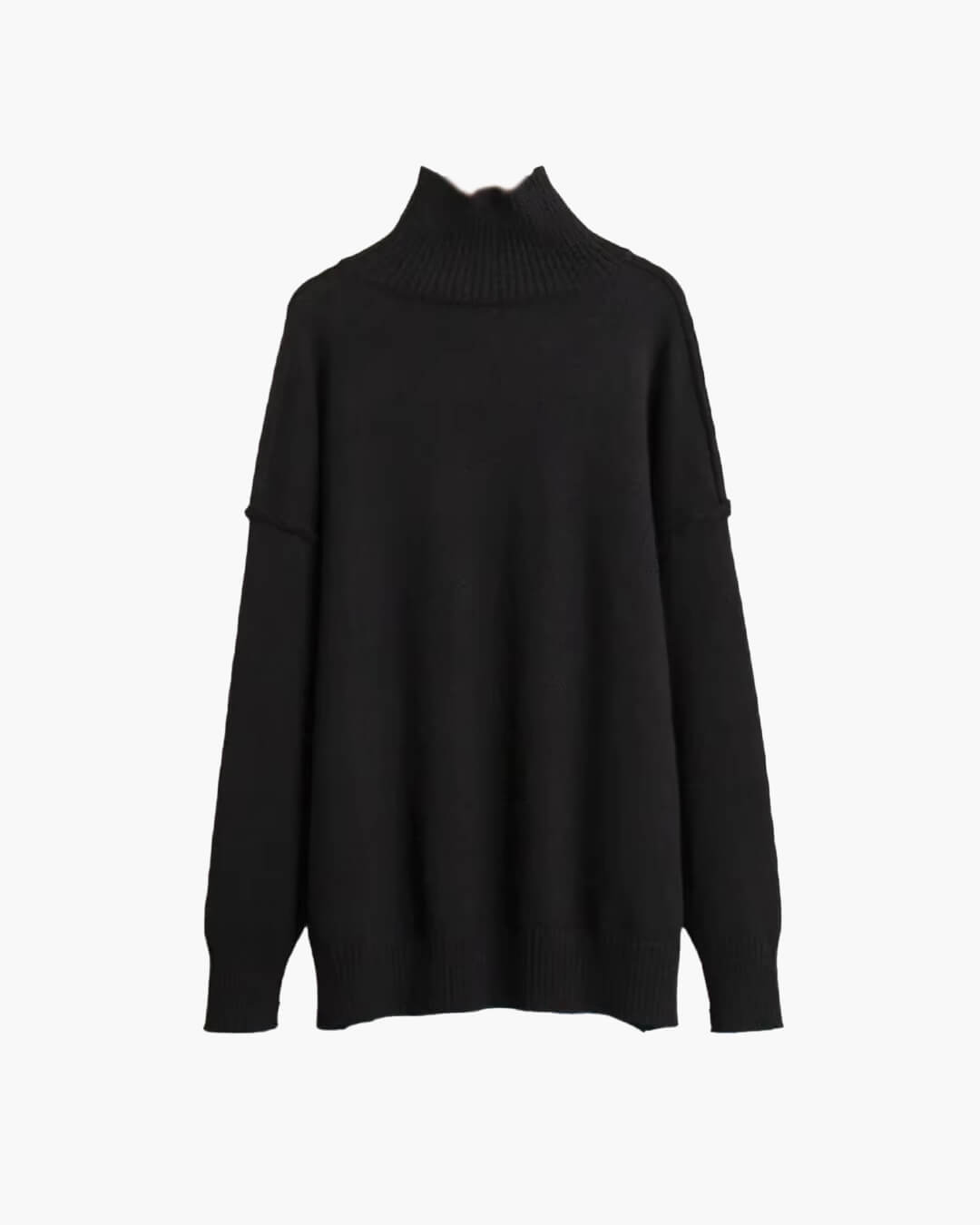 Katie Turtleneck Knit Sweater - Women's Everyday Fashion Top - Image 3