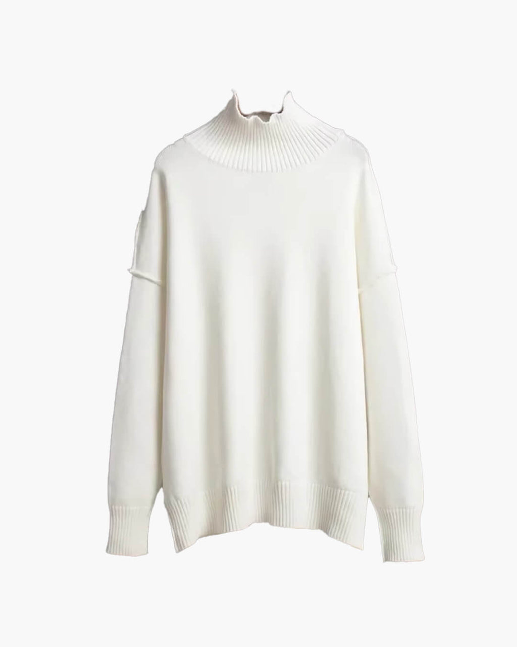 Katie Turtleneck Knit Sweater - Women's Everyday Fashion Top - Image 4