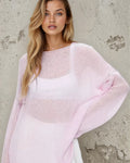 Lilian Sheer Loose Pullover - Women's Everyday Fashion Top - Image 4
