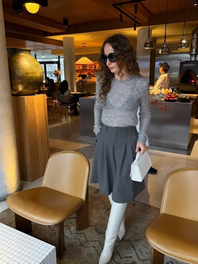 Maricar Slim Fit Sheer Pullover - Women's Everyday Fashion Top - Image 7