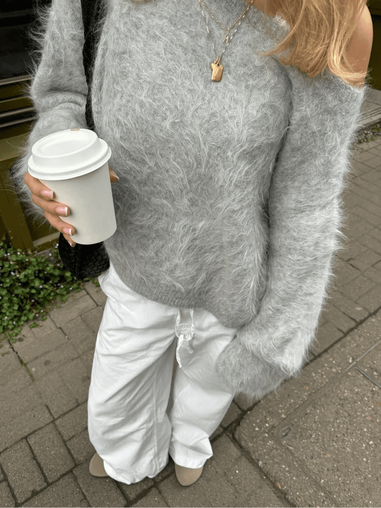 Meryl Off-Shoulder Soft Knit Sweater - Women's Everyday Fashion Top - Image 6