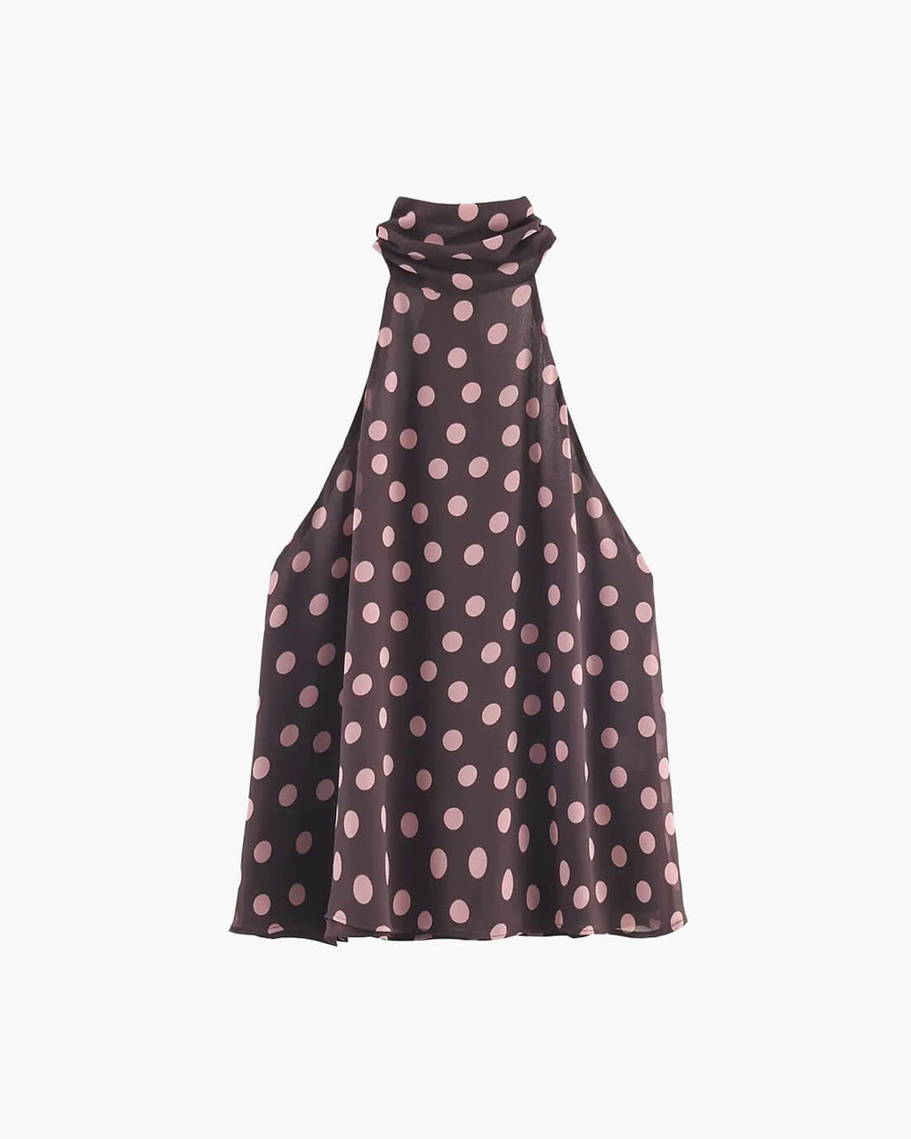 Noemi Tie Back Halter Neck Top - Women's Everyday Fashion Top - Image 2
