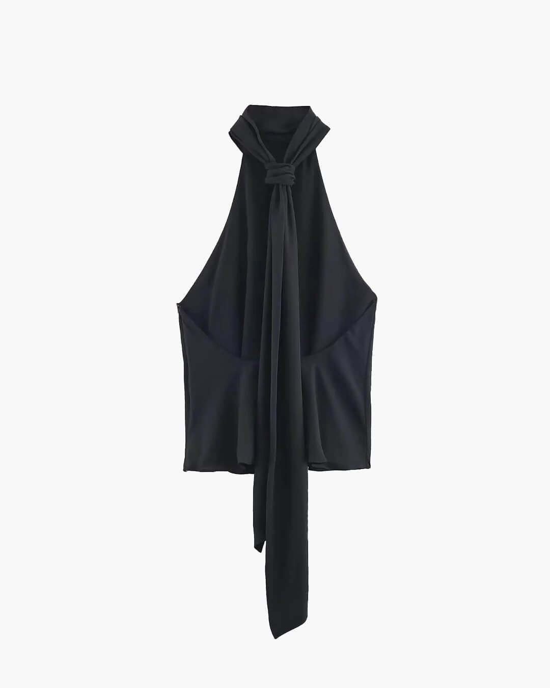 Noemi Tie Back Halter Neck Top - Women's Everyday Fashion Top - Image 8