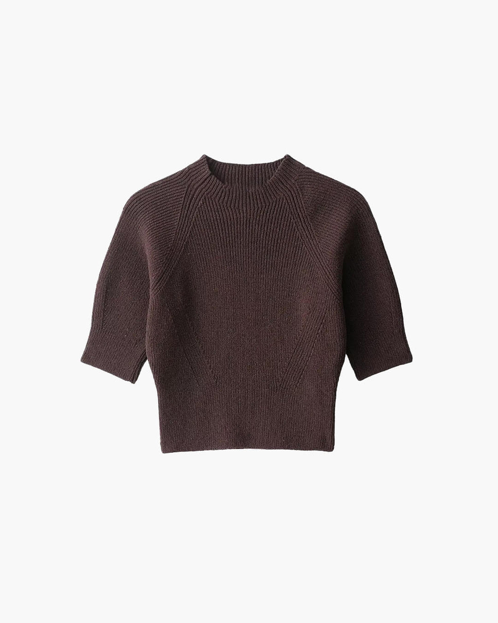 Paloma Seamless Knit Crop Top - Women's Everyday Fashion Top