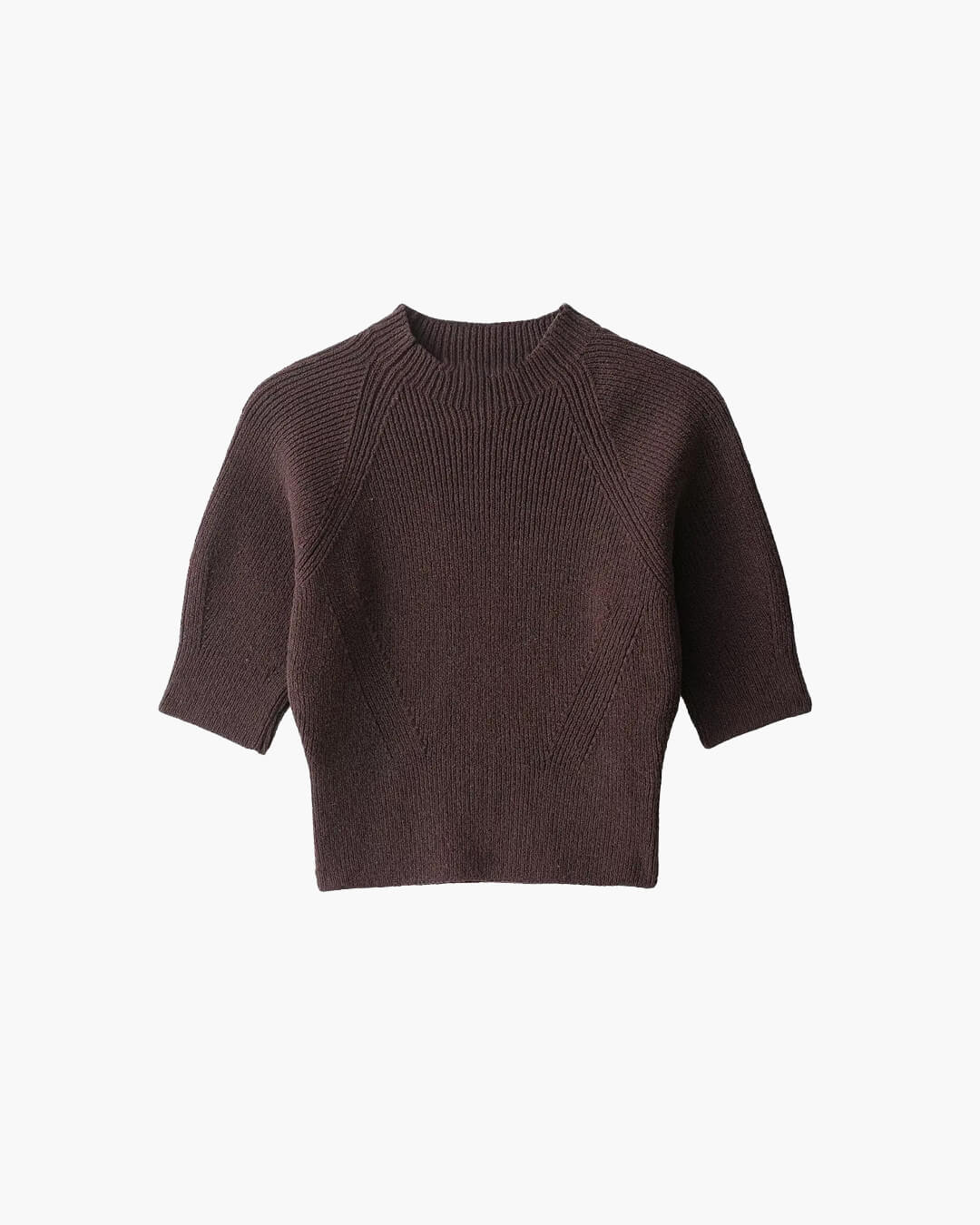Paloma Seamless Knit Crop Top - Women's Everyday Fashion Top