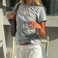 Paloma Short Sleeve Scrunched Top - Women's Everyday Fashion Top - Image 3