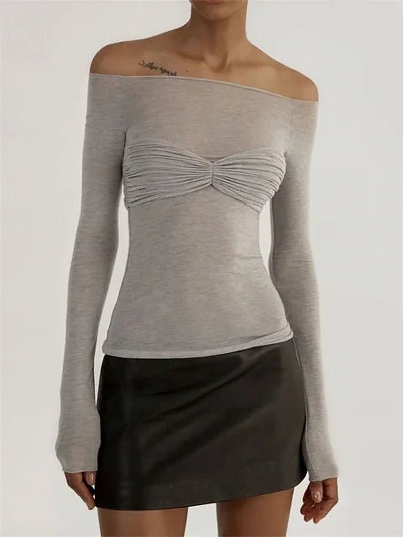 Sara Mesh Sheer Off-Shoulder Top - Women's Everyday Fashion Top - Image 8
