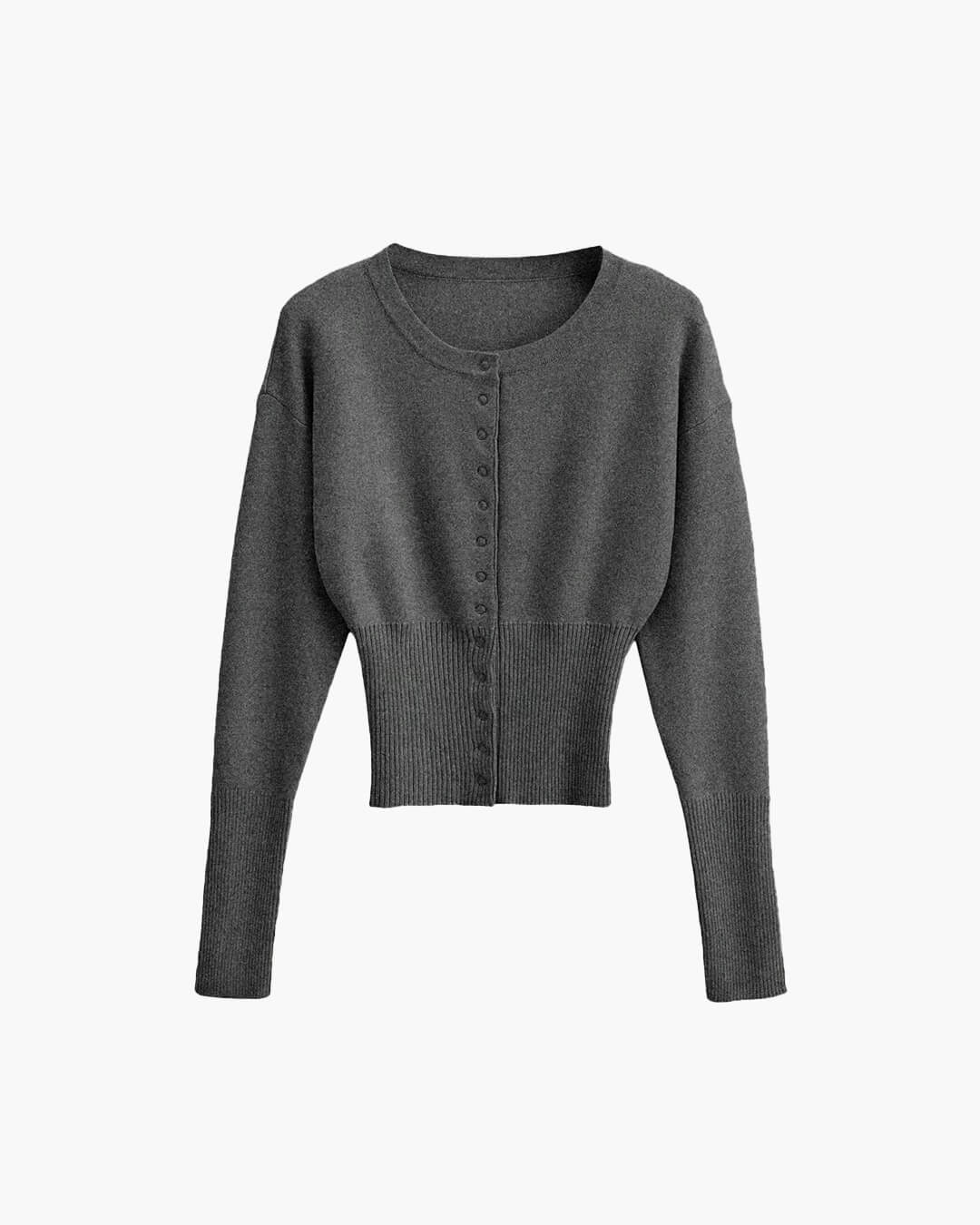 Shelly Snap Button Knit Cardigan - Women's Everyday Fashion Top - Image 6