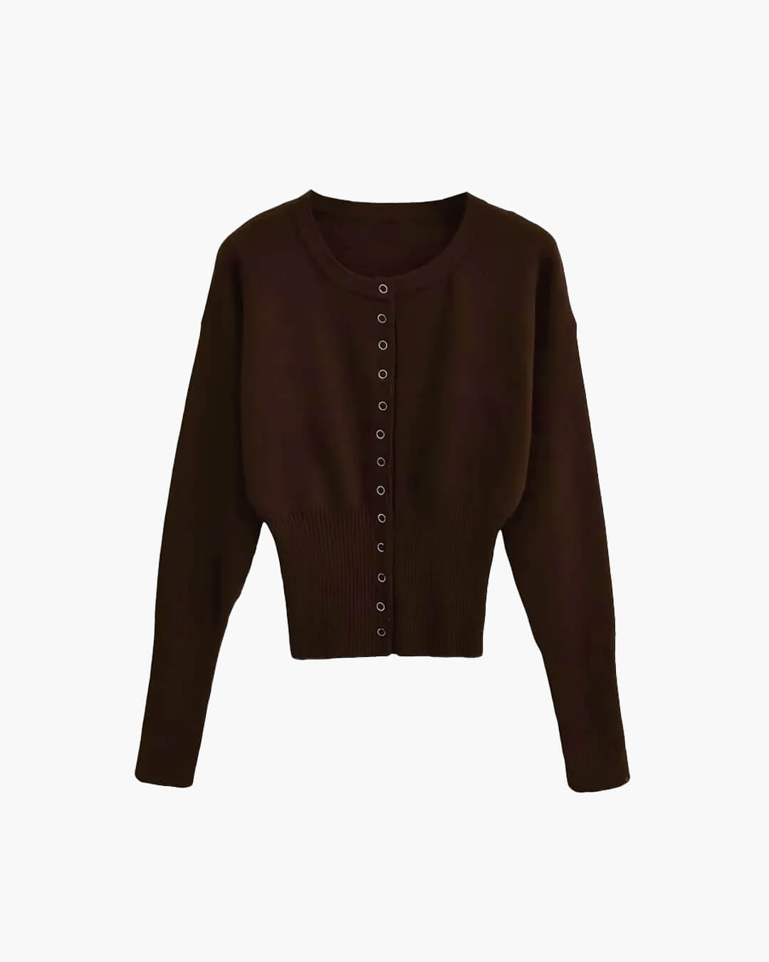 Shelly Snap Button Knit Cardigan - Women's Everyday Fashion Top - Image 8