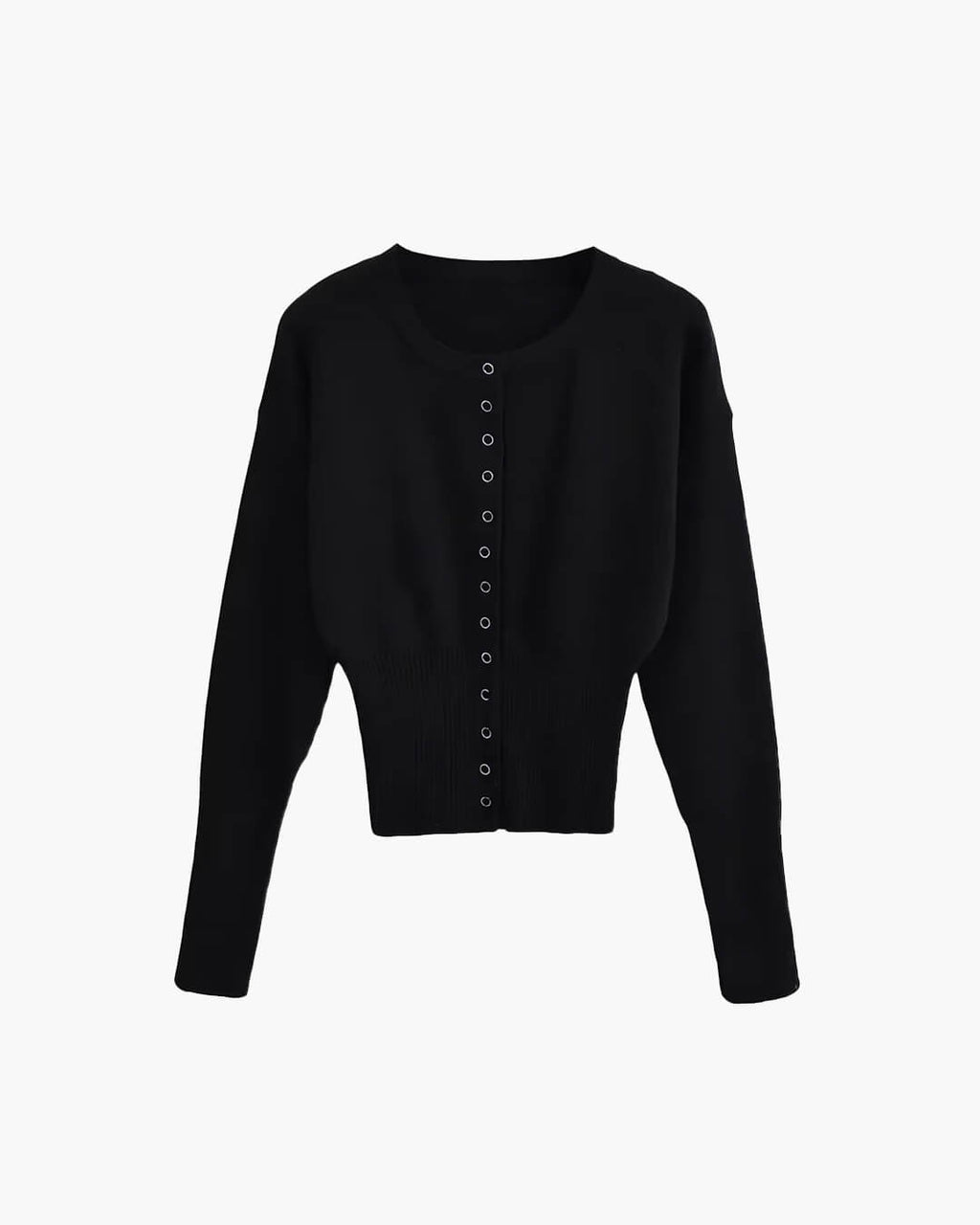 Shelly Snap Button Knit Cardigan - Women's Everyday Fashion Top - Image 4