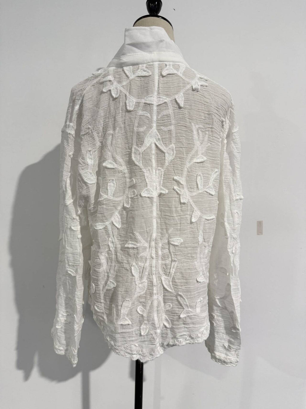 Tina Long Sleeve Embroidered Blouse - Women's Everyday Fashion Top - Image 5