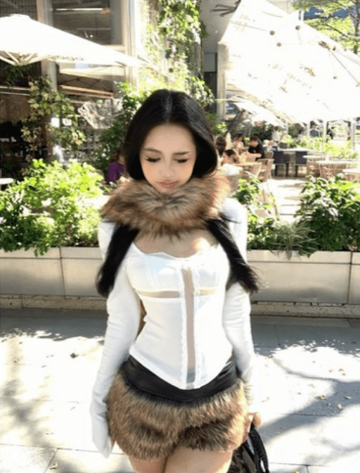 Wren Lace Patchwork Square Neck Crop Top - Women's Everyday Fashion Top - Image 6