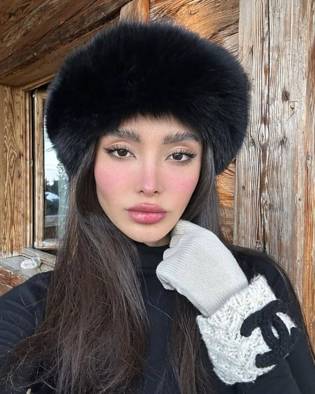 Tracy Women's Faux Fur Hat - Fluffy Winter Beanie for Cold Weather