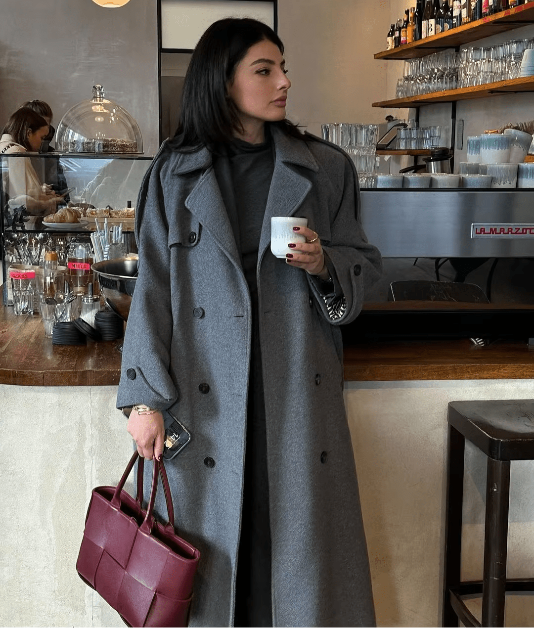 Alicia Gray Belted Long Coat - Women's Fall and Winter Outerwear - Image 7